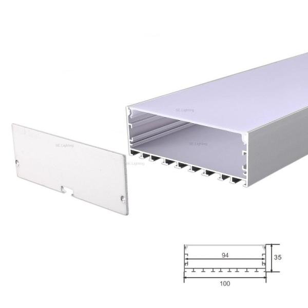 AIDEN LED ALUMINUM PROFILE 100x35MM 2M