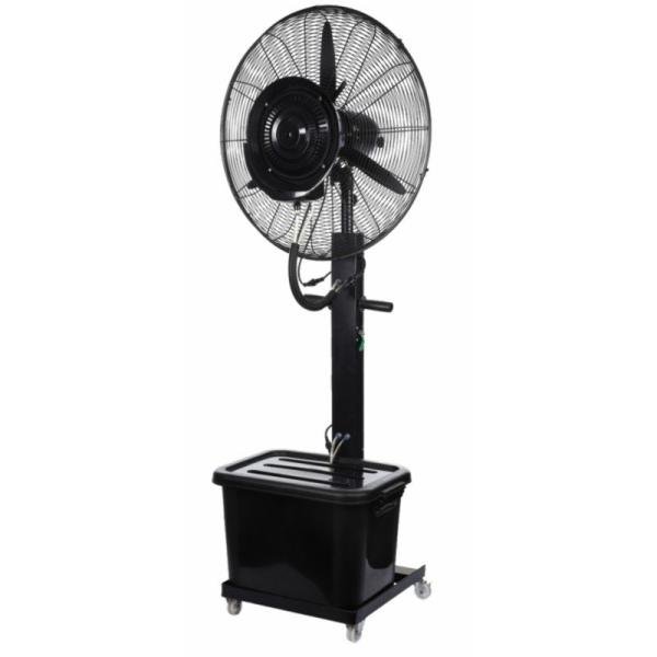 MODI 26" Industrial Water Misting Stand Fan - 180W, High-Speed Cooling, Anti-Rust & Heavy-Duty Design