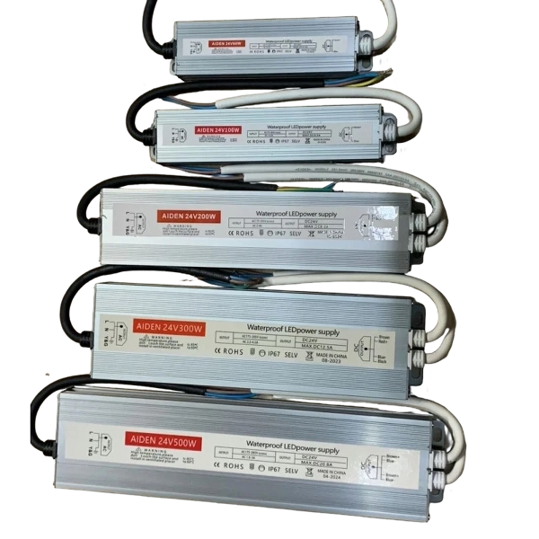 AIDEN DC24V WATERPROOF LED POWER SUPPLY IP67