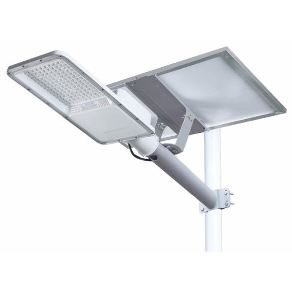 V.Max 600W Solar Street Light - SMD LED, IP65 Waterproof, 35W Polysilicon Panel, Smart Remote Control, 6500K Daylight