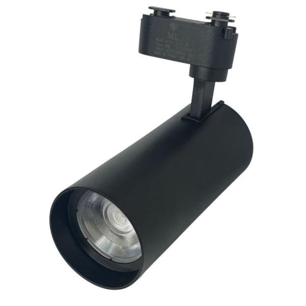 MY LIGHT LED Track Light – 50W, Black Body, 4000K Neutral White, Adjustable Beam, High Brightness