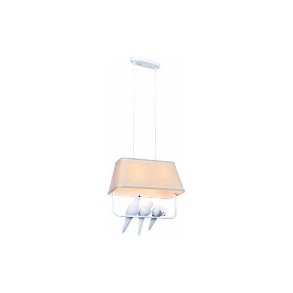 V.MAX BIRD PENDANT LAMP THREE HEAD WHITE E27