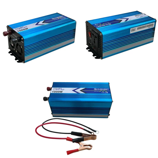 EURONET POWER INVERTER 1000W DC12V/24V TO AC220V