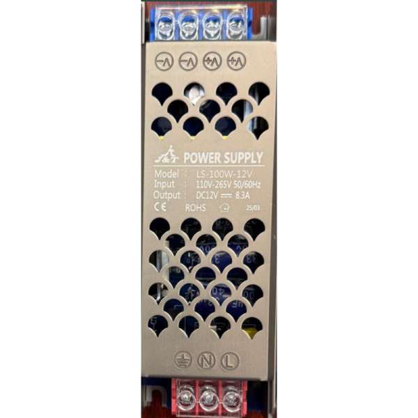 J&T 100W LED Power Supply - 12V DC