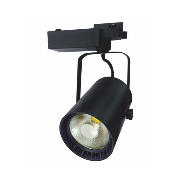 MODI LED Track Light - 50W, Black Body with White Light, Adjustable Beam, High Lumen Output