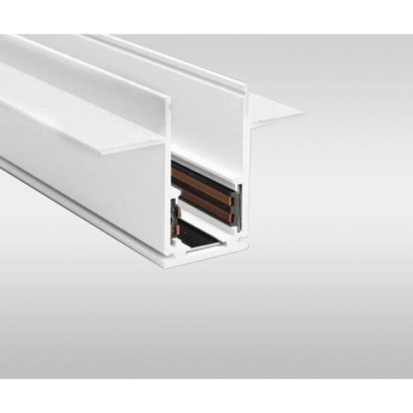 ALFRIDAY RECESSED MAGNETIC TRACK RAIL WHITE 3M