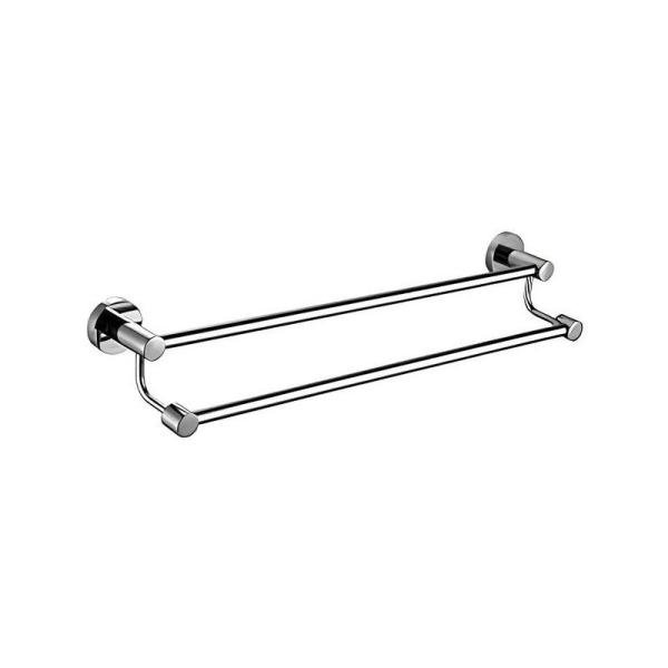 SIENA Double Towel Bar - Chrome-Plated Stainless Steel, Wall-Mounted, Elegant & Functional Design (Model 7073105)