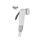 SIENA Shattaf Set - White Handheld Bidet with PVC Hose & Holder, High-Pressure Durable Design (Model 6062101)