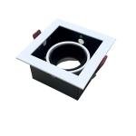 MEEKO WHITE BLACK BODY SINGLE SPOTLIGHT FITTING FOR LED MODULE MR16 GU10