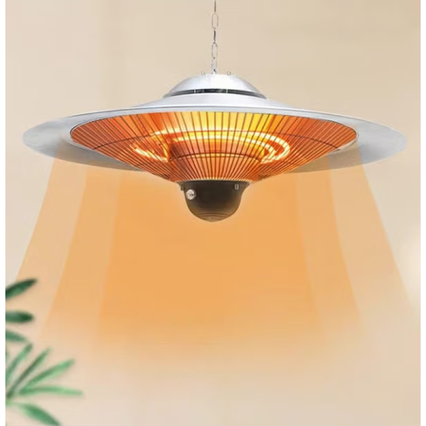 TAIYUAN Electric Ceiling Heater - 3000W, Stainless Steel & Aluminum Body, Adjustable Heat Settings