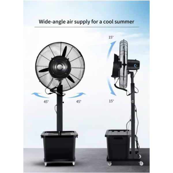 TAIYUAN 30-Inch INDUSTRIAL STAND MIST FAN 280WATTS
