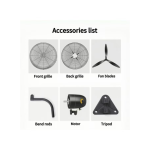 TAIYUAN 26" INDUSTRIAL WALL-MOUNTED FAN 220WATTS