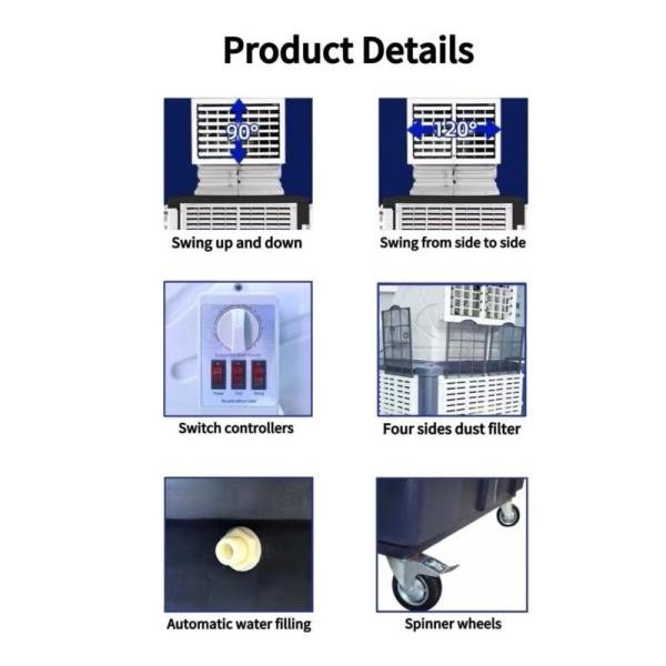 TAIYUAN AIR COOLER/WATER COOLER-140L WATER TANK-1.1KW