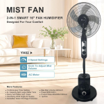ECO 2-IN-1 SMART 16" INCH MIST FAN-HUMIDIFIER-80WATTS